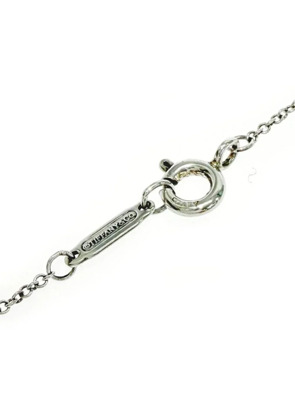 Tiffany & Co Silver Interlocking Circle Necklace 925 Meta
